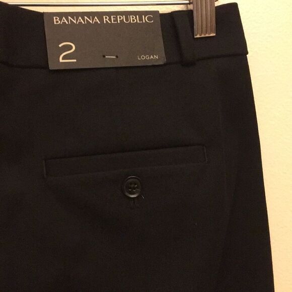 Banana Republic LOGAN Bi Stretch Trouser Black - Picture 7 of 8